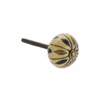 Bouton de meuble peint main artisanal gres Madam Stoltz