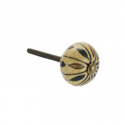 Bouton de meuble peint main artisanal gres Madam Stoltz
