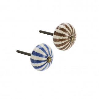 Boutons de meuble couleur ceramique Madam Stoltz set de 2