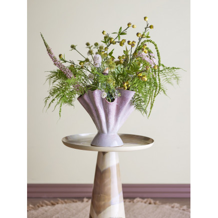 Vase grès sculptural grès  Bloomingville PLIER