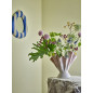 Vase gres sculptural elegant gres rose Bloomingville PLIER