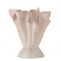 Vase gres sculptural elegant gres rose Bloomingville PLIER