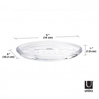 Porte savon transparent design acrylique Umbra DROPLET