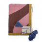Plaid decoratif poisson multicolore coton Bloomingville REMY