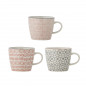 Mugs petites fleurs depareilles Bloomingville CECILE set de 3