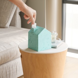 Boite a mouchoirs plastique recycle Umbra Casa