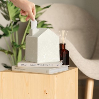 Boite a mouchoirs plastique recycle Umbra Casa