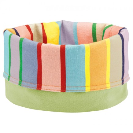 Corbeille ronde coton multicolore design Remember Levante
