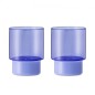 Verre a eau design couleur Remember Jill set de 2