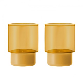 Verre a eau design couleur Remember Jill set de 2