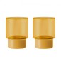 Verre a eau design couleur Remember Jill set de 2