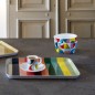 Tasse soucoupe design multicolore Remember Sushi