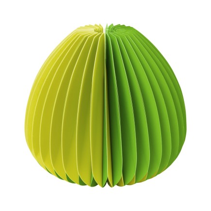 Vase papier design vert Remember YUKI