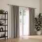 Tringle a rideaux double classique extensible acier embouts boules Umbra Bolas