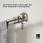 Tringle a rideaux double classique extensible acier embouts boules Umbra Bolas