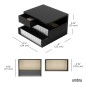 Boite a bijoux bois design Umbra Malibu