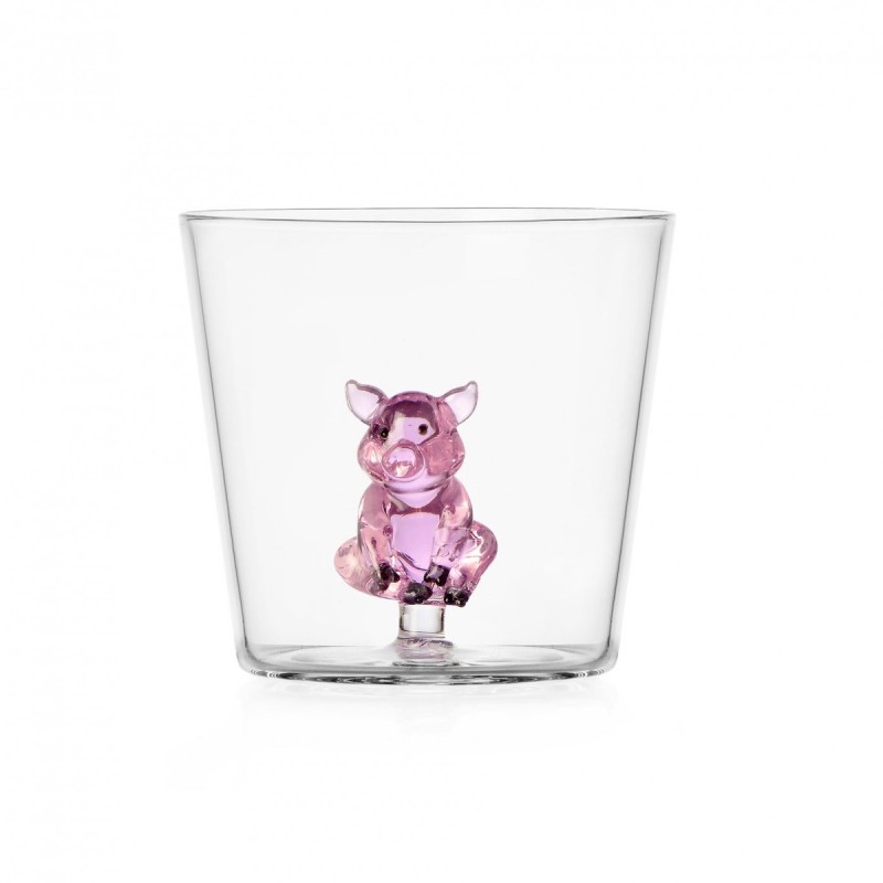 Verre a eau cochon Ichendorf Milano ANIMAL FARM Pig