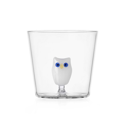 Verre a eau hibou Ichendorf Milano Owl ANIMAL FARM