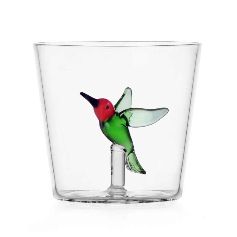Verre a eau oiseau colibri Ichendorf Milano Talking Trees