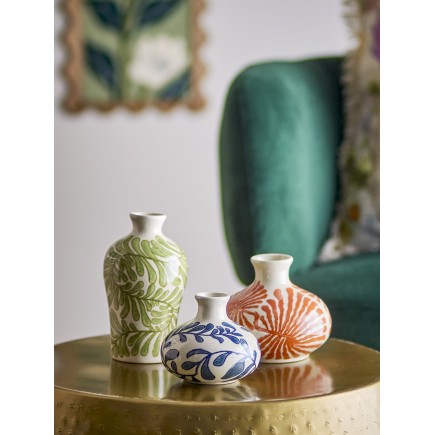 Set de 3 vases peint gres Bloomingville FAUNI