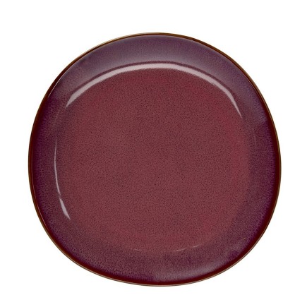 Assiette plate artisanale gres couleur Madam Stoltz