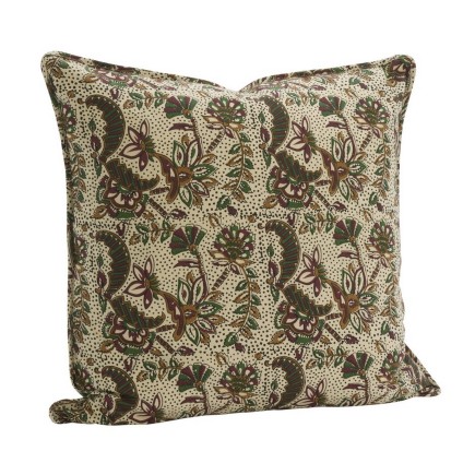 Grande housse coussin coton imprime boheme Madam Stoltz