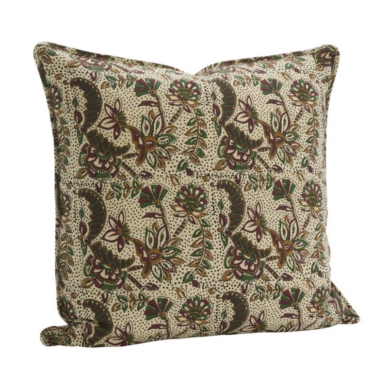 Grande housse coussin coton imprime boheme Madam Stoltz
