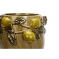 Cache pot decoratif ceramique citrons sculptes relief Madam Stoltz