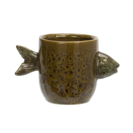 Cache pot ceramique design poisson Madam Stoltz