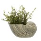Cache pot forme coquillage conque gres Madam Stoltz