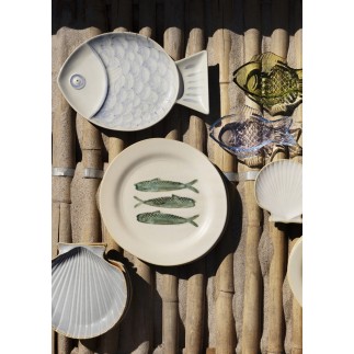 Petite assiette coquille st jacques gres couleur Madam Stoltz