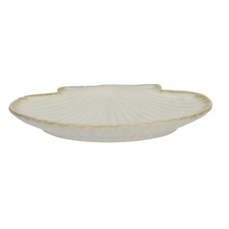 Petite assiette coquille St Jacques grès Madam Stoltz