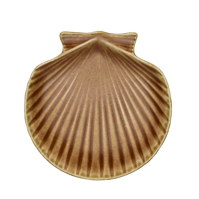 Petite assiette coquille st jacques gres couleur Madam Stoltz