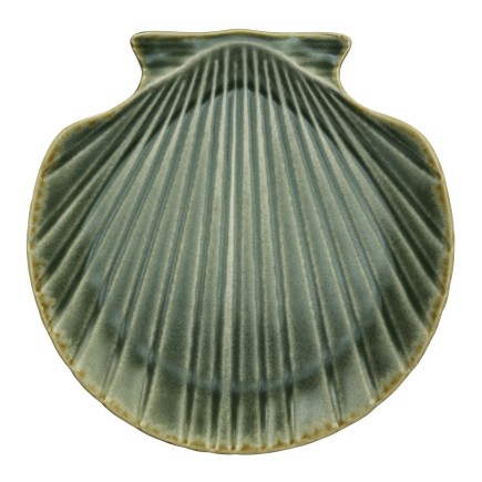 Assiette coquille st jacques gres couleur Madam Stoltz