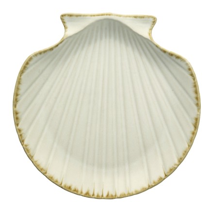 Assiette coquille st jacques gres couleur Madam Stoltz