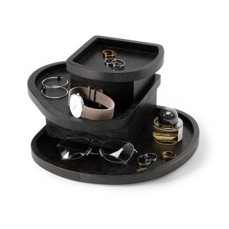 Rangement a bijoux bois 3 plateaux Umbra Cove