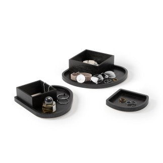 Rangement a bijoux bois 3 plateaux Umbra Cove