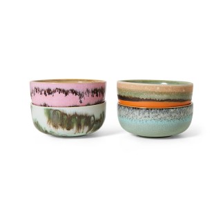 Bols gres style vintage multicolores HK living renaissance