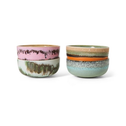 Bols gres style vintage multicolores HK living renaissance