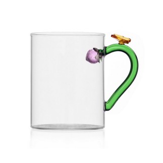 Tasse mug verre design animal Ichendorf Milano Fruits and Flowers