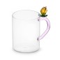 Tasse mug a the cafe verre animal Ichendorf Milano Fruits and Flowers