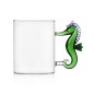 Tasse a cafe the verre design hippocampe Ichendorf Milano Marine Garden