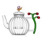 Theiere artistique verre escargot tomates Ichendorf Milano Vegetables