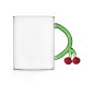 Tasse verre design fruits cerises Ichendorf Milano Fruits and Flowers Cherries