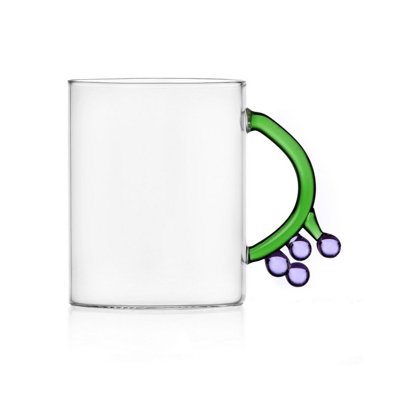 Mug verre raisin Ichendorf FRUITS AND FLOWERS Grape