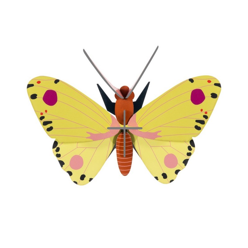 Papillon mural decoration carrton jaune Studio Roof Luzerne Butterfly