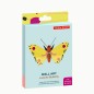 Papillon mural decoration carrton jaune Studio Roof Luzerne Butterfly