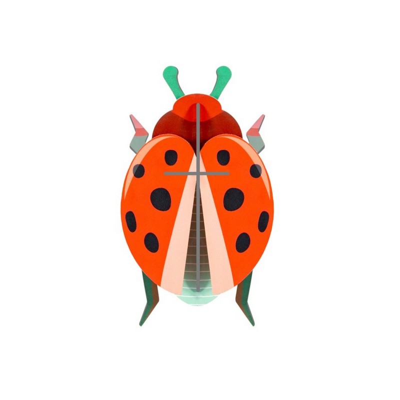 Decoration murale insecte coccinelle carton Studio Roof