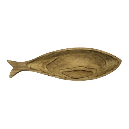 Corbeille bois forme poisson Madam Stoltz
