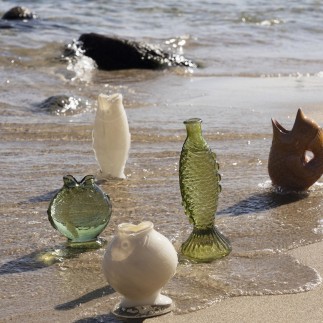 Vase poisson verre Madam Stoltz